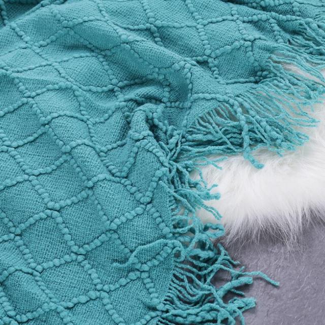 Nordic Knitted Throw Thread Sofa Blanket