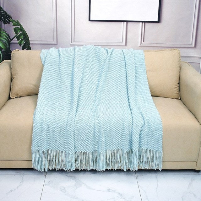 Nordic Knitted Throw Thread Sofa Blanket