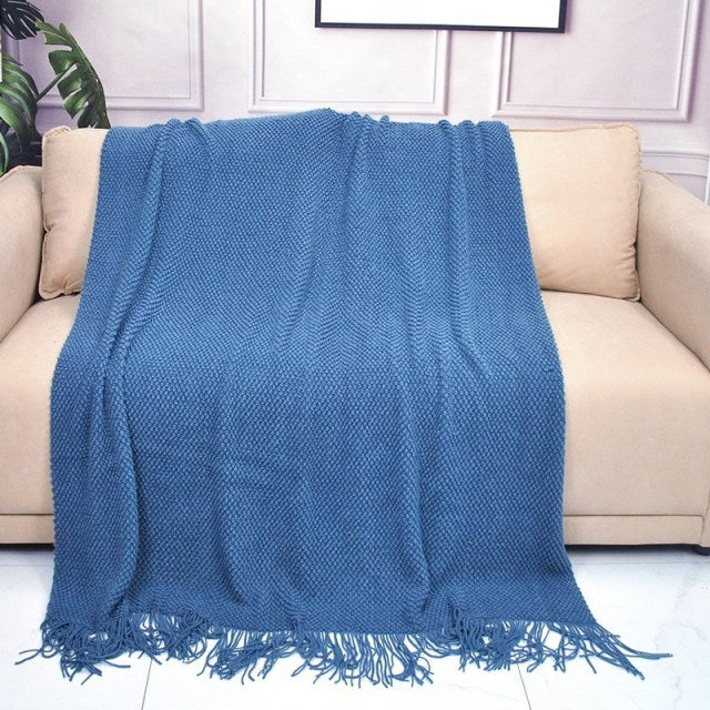 Nordic Knitted Throw Thread Sofa Blanket