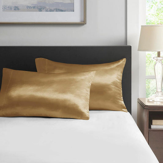 Satin Standard Pillowcase Gold