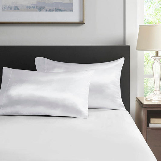 Satin Standard Pillowcase White