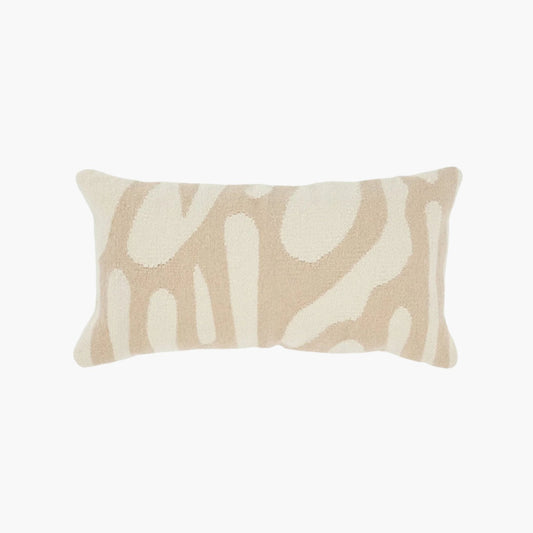 Scribbles Wool Throw Pillow Cover