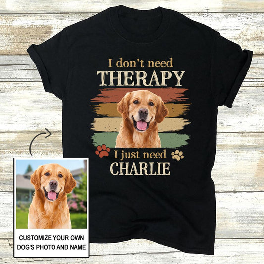 Need Therapy - Personalized Custom Photo Unisex T-shirt