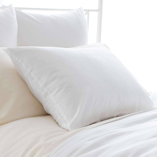 Silken Solid White Sham