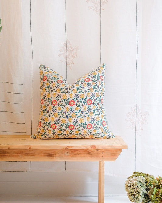 Priya Linen Throw Pillow Cover