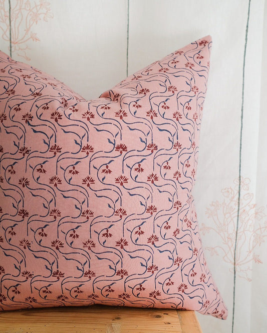 Tara Linen Throw Pillow Cover