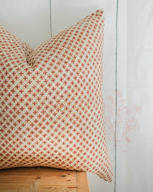 Zainab Linen Throw Pillow Cover