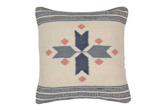 Star Cross Wool Throw Pillow Cover