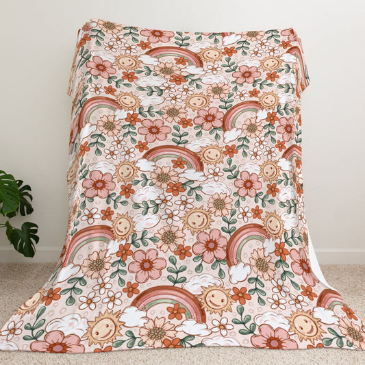 Summer Vibes Fleece Blanket