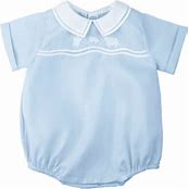 Feltman Embroidered Train Creeper, Lt Blue
