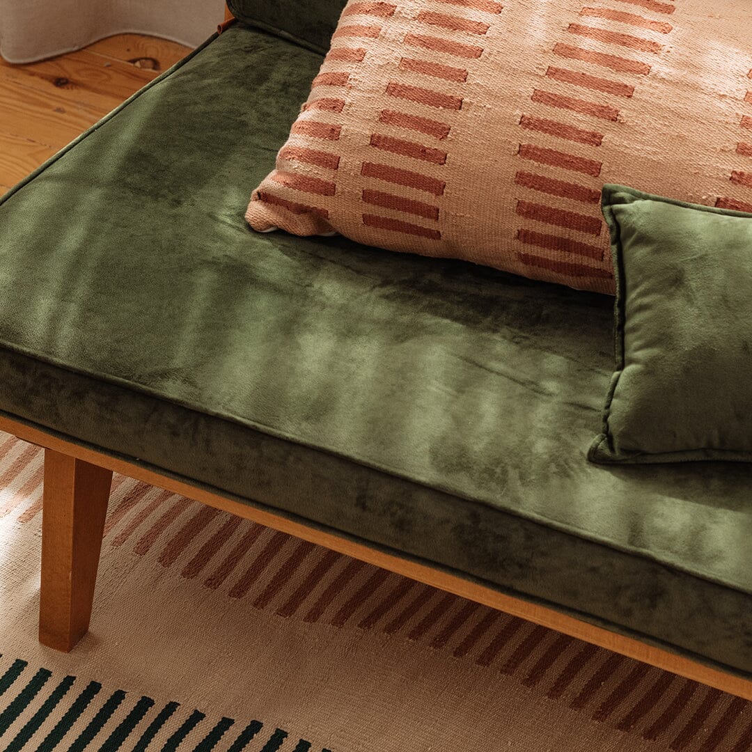 Terra Cotta Hatches Throw Pillow Cover