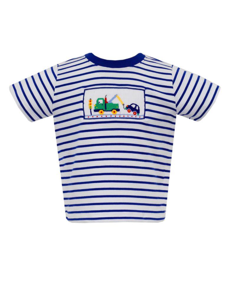 Tow Truck Stripe Knit Tshirt