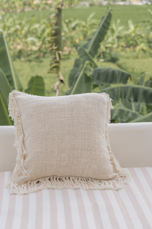 Tassel Fringe Throw Pillow Cover