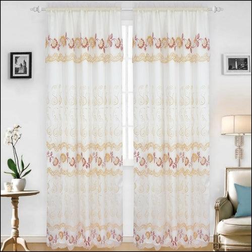 Bridget - Embroidered Panel With Backing - Set of Two - Assorted - zoter Shop